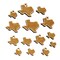 Texas State Silhouette Mini Wood Shape Charms Jewelry DIY Craft